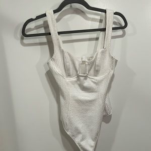 ASTR the Label white body suit